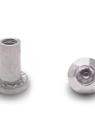 PARTITION HARDWARE BARREL NUT #10 X 1/2″ TORX PAN HD STAINLESS STEEL